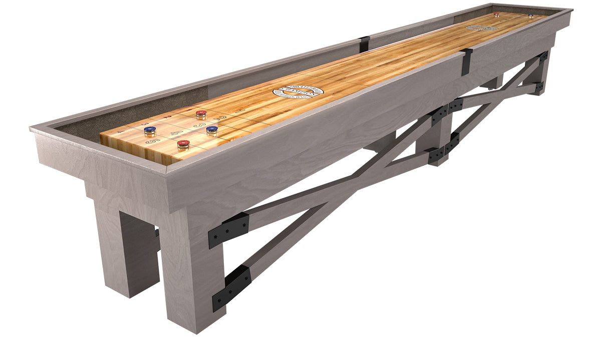 Champion Rustic Shuffleboard Table