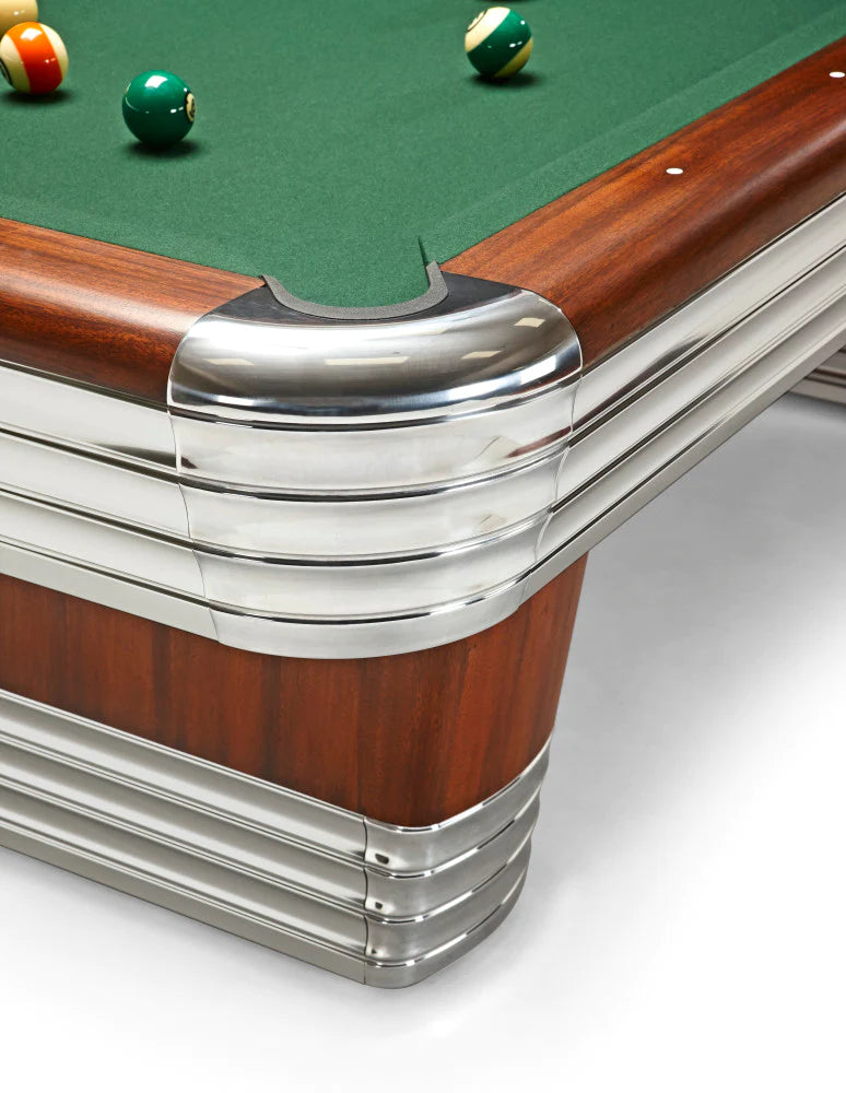 Brunswick Centennial Pool Table, Rosewood & Chrome