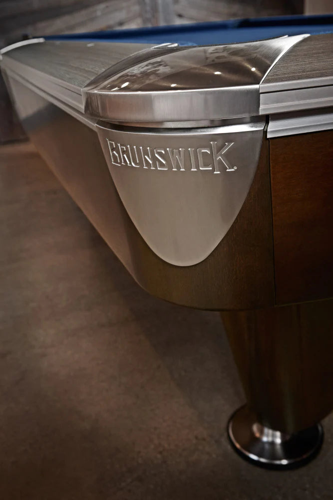 Brunswick Gold Crown VI Pool Table, 8'