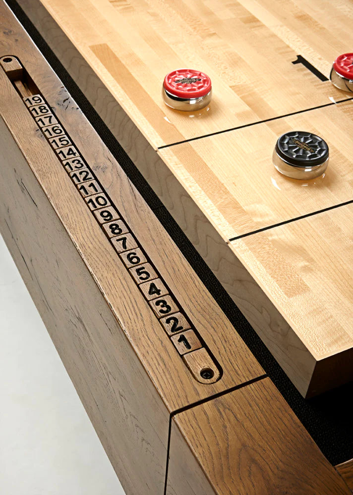 Brunswick Parsons Shuffleboard Table, Natural Dry Oak Finish