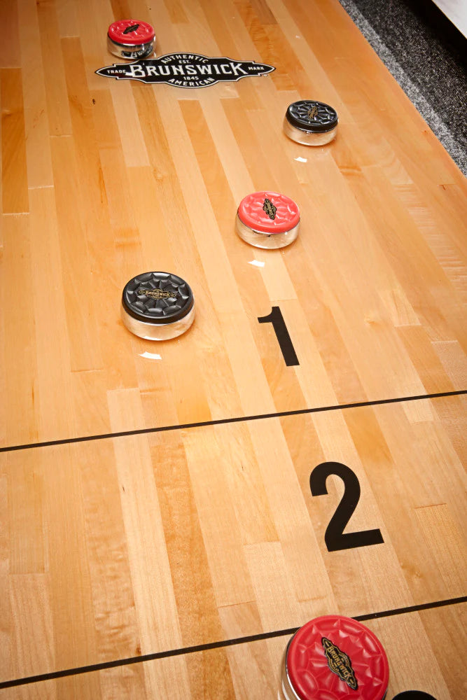 Brunswick Premier Shuffleboard, Weathered Oak Finish