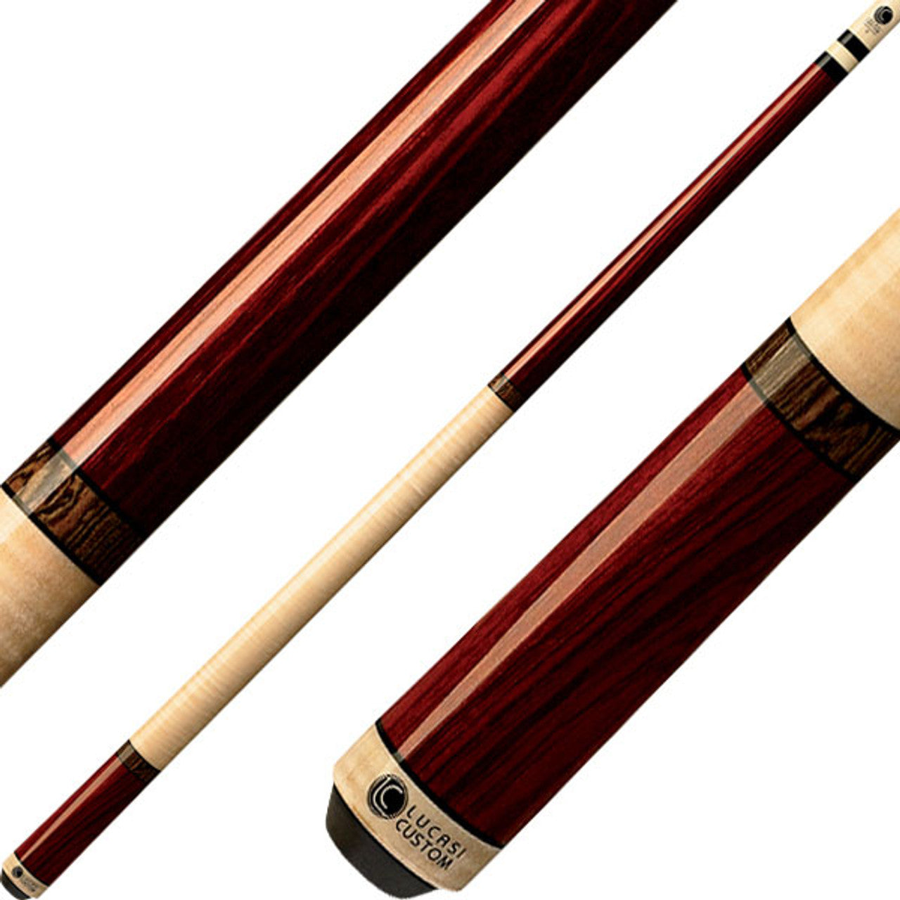 Lucasi Custom LZC11 - RENGAS W/ BOCOTE & BLACK RINGS, CURLY HANDLE