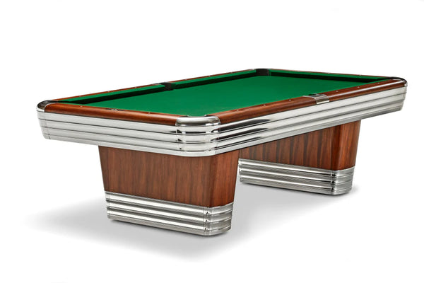 Brunswick Centennial Pool Table, Rosewood & Chrome